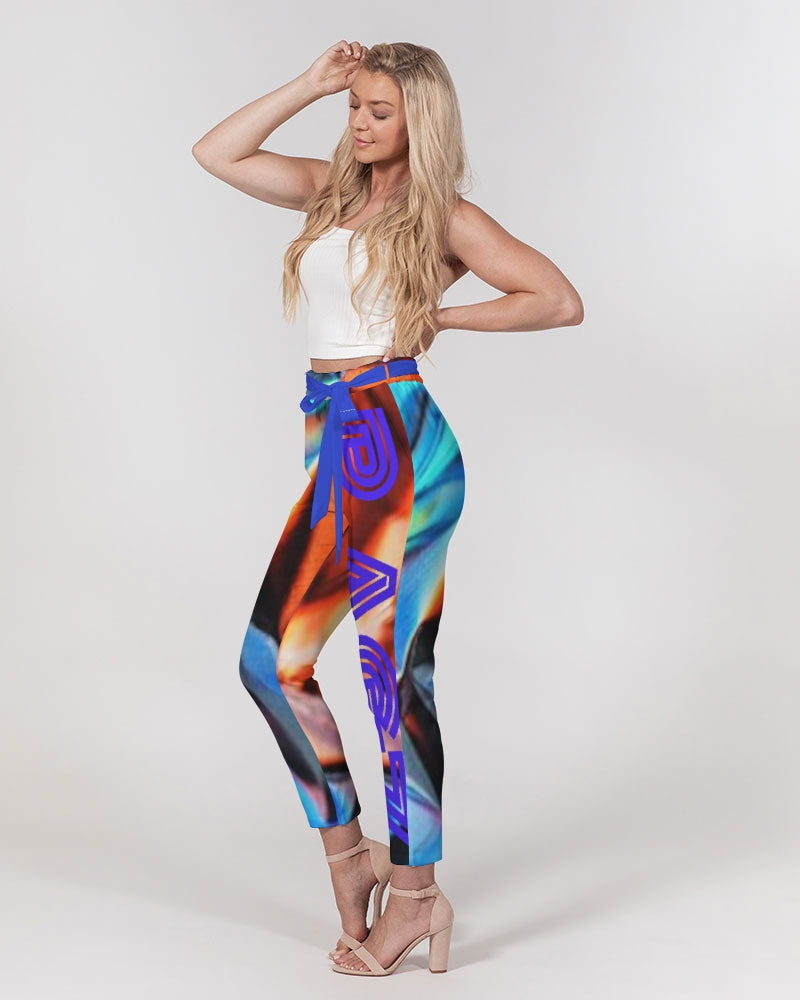 Jazz2 Women's Belted Tapered Pants