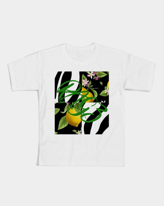 Lemon Flowers Kids Graphic Tee