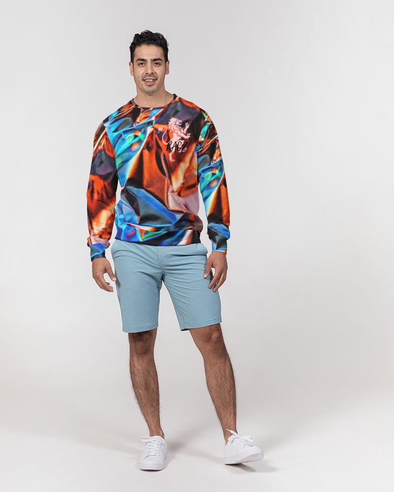 JAZZ1 Men's Classic French Terry Crewneck Pullover